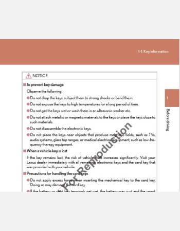 lexus ls 460 2011-2012 owners manual